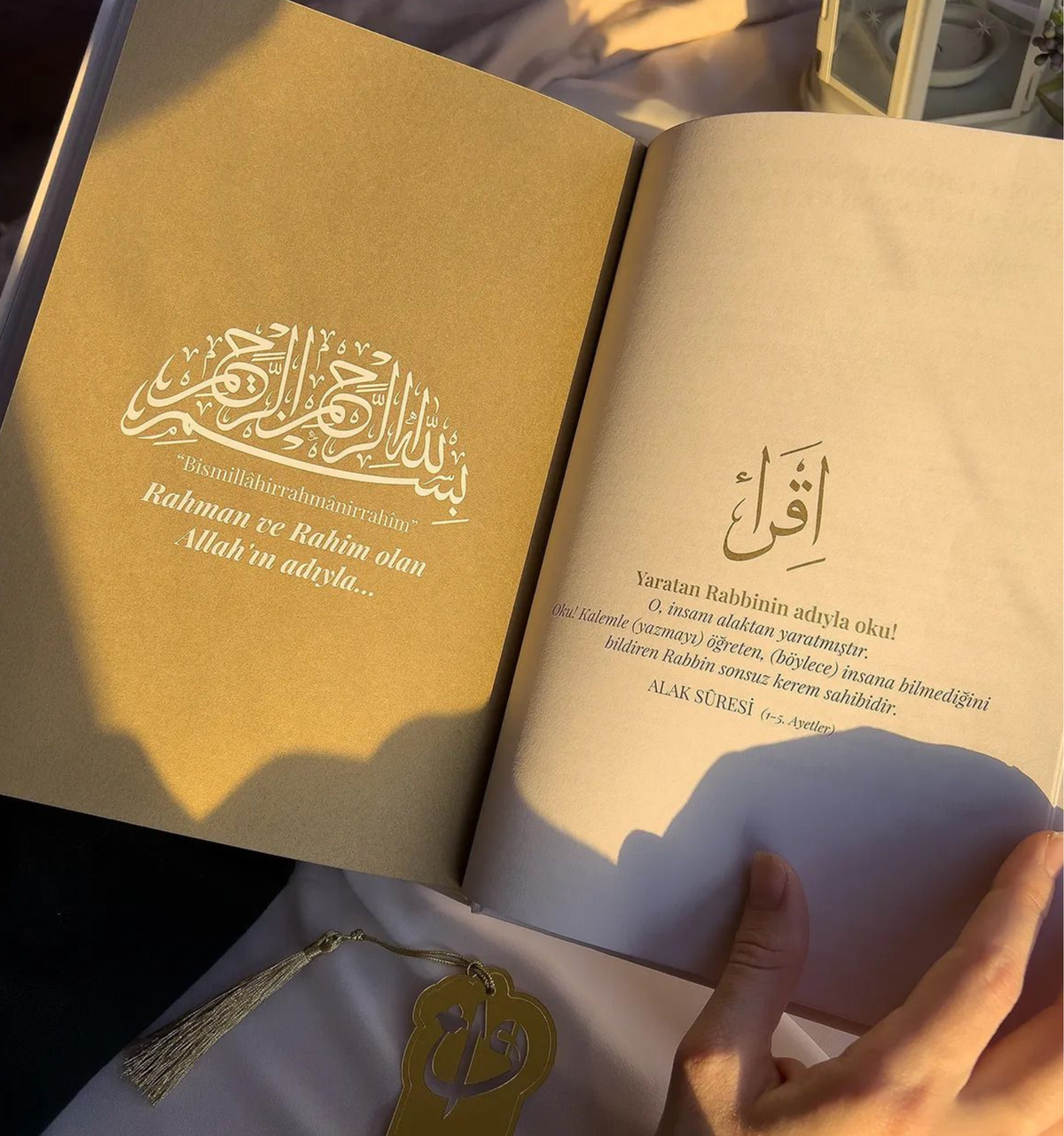 Sufihanem™ Gölgeli Kur'an-ı Kerim Yazma Seti
