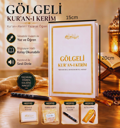 Sufihanem™ Gölgeli Kur'an-ı Kerim Yazma Seti